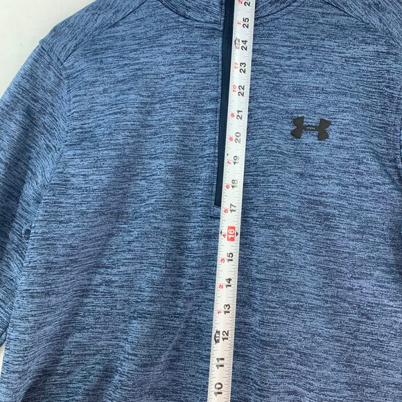 Under Armour Men's ColdGear Blue Loose Fit Pullover Size L - Picture 4 of 7
